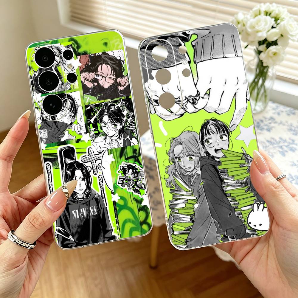 Phone Cases At Shein - 彼が興味を抱いたのは男の子ではありませんでした。Samsung S25、S24、S21、S22、S23、S30、Ultra、S20用透明カバー付きスマホケース