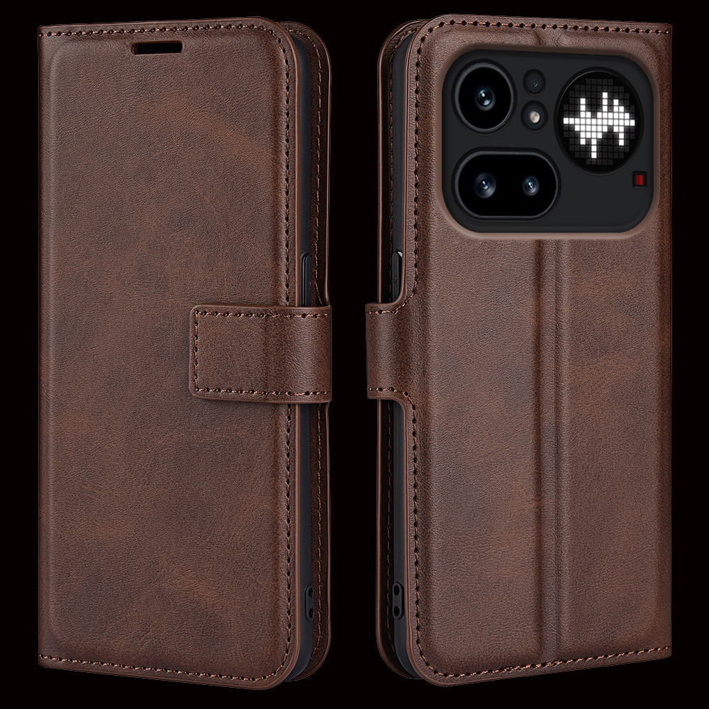 Phone Cases Nothing 3A - プレミアムカーフレザーフリップケース Nothing Phone 4A Pro、3A Lite、2A、Phone2A、2A