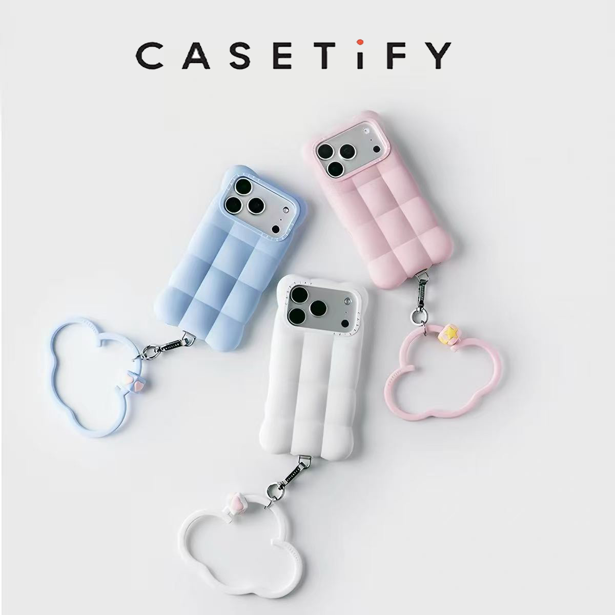 Phone Cases Rubber - CASETiFY クラウドシリーズ シリコン製iPhoneケース iPhone 17 16