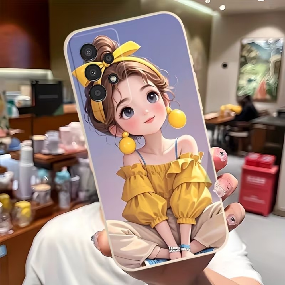 Phone Cases Cute - かわいい漫画の女の子柄デザインのスマホケース、Samsung Galaxy S26 S25 S24 S23