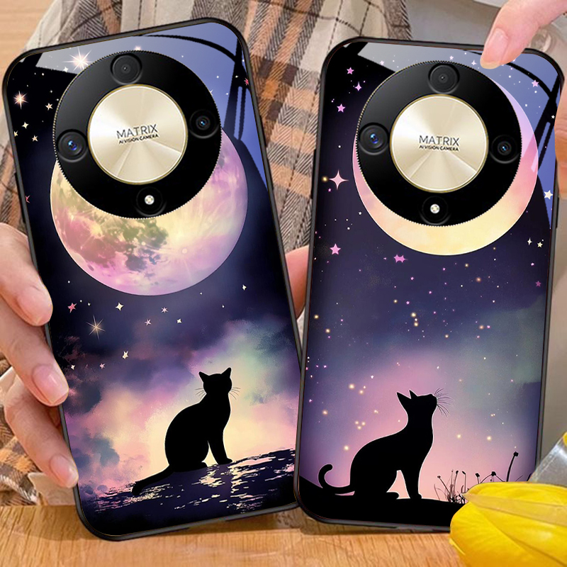 Phone Cases Under 200 - 月の下の猫名誉マジック 6 50 70 90 5