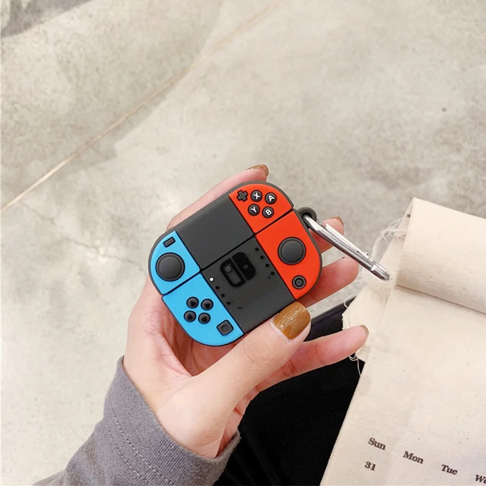 Phone Cases Rubber - AirPods Pro 3ケース用、キュートな3Dゲームシリコン保護電話ケース、AirPods Pro 2ケース/AirPods 4