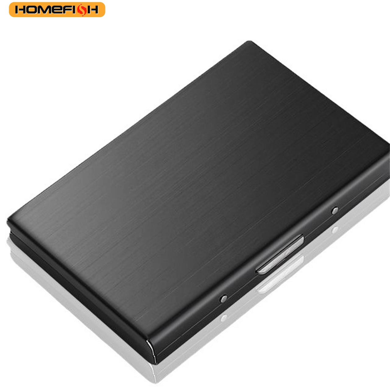 ホームフィッシュ RFIDブロッキング ステンレス製名刺入れ - Slim Card Slot Case のレビューと価格