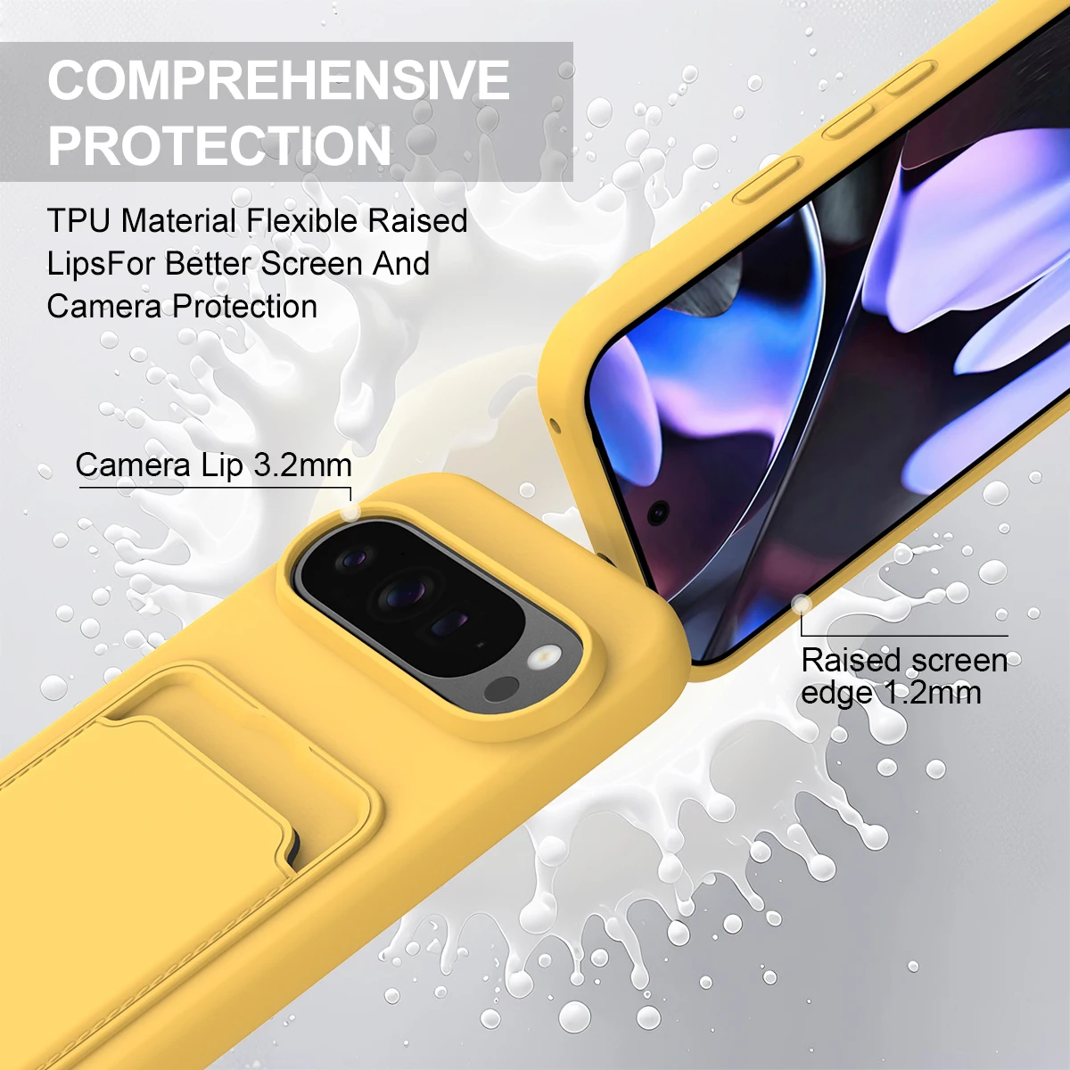 プレミアムランヤードロープ ソフトリキッドシリコン製スマホケ - Phone Cases With Wallet のレビューと価格
