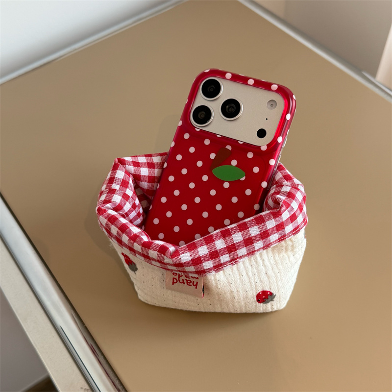 赤い水玉模様のApple iPhone 17/16/15 P - Phone Cases Redbubble のレビューと価格