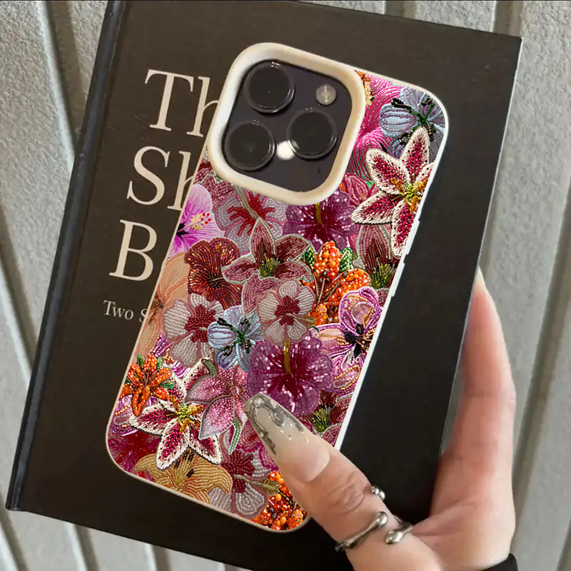 豪華なビーズフラワーライチテクスチャのiPhoneケース i - Phone Cases Expensive のレビューと価格