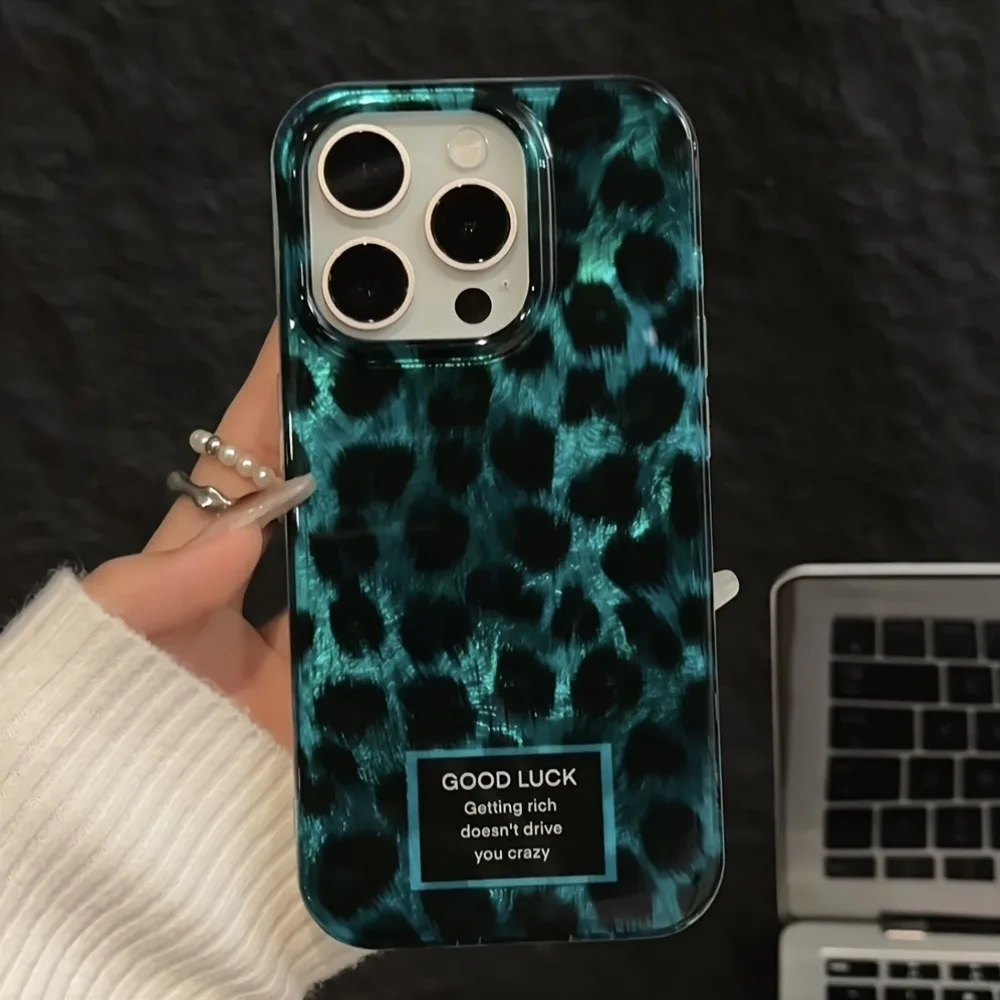 レトロレーザーキュートなヒョウ柄のiPhoneケース iPh - Phone Cases Durable のレビューと価格