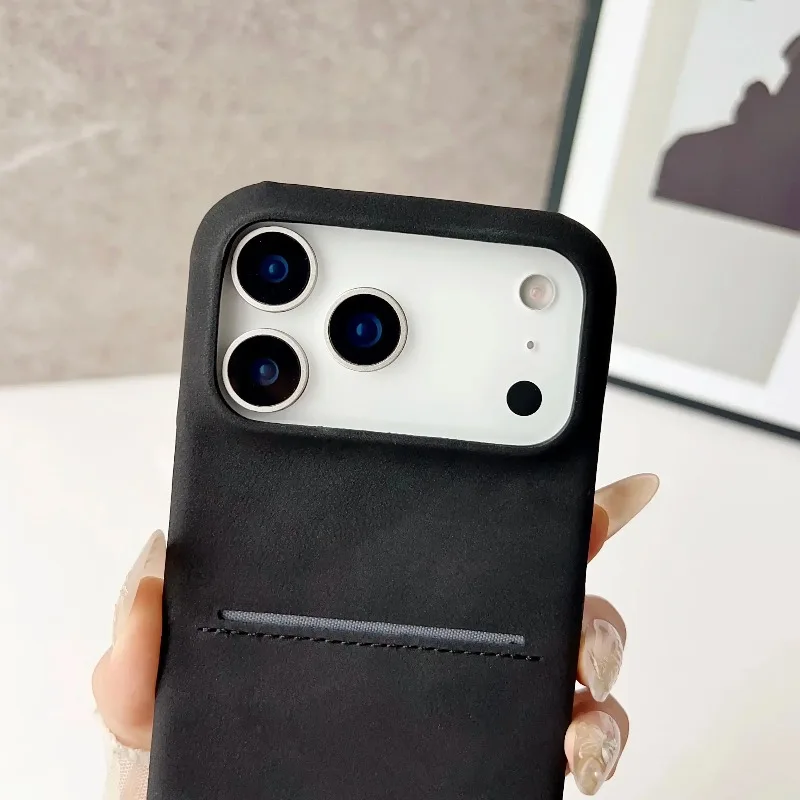 おしゃれで可愛い犬柄PUレザー薄型ケース iPhone 17 - Slim Card Slot Case のレビューと価格