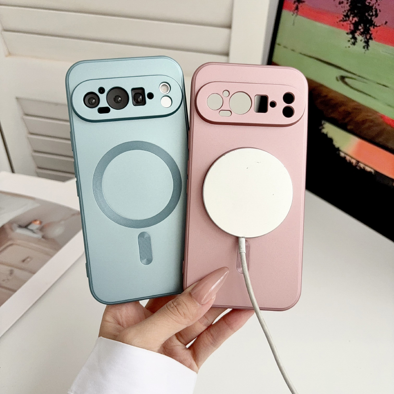高級ソリッドカラーつや消しソフト TPU マグセーフ磁気電話 - Phone Cases Google Pixel 10 Pro のレビューと価格