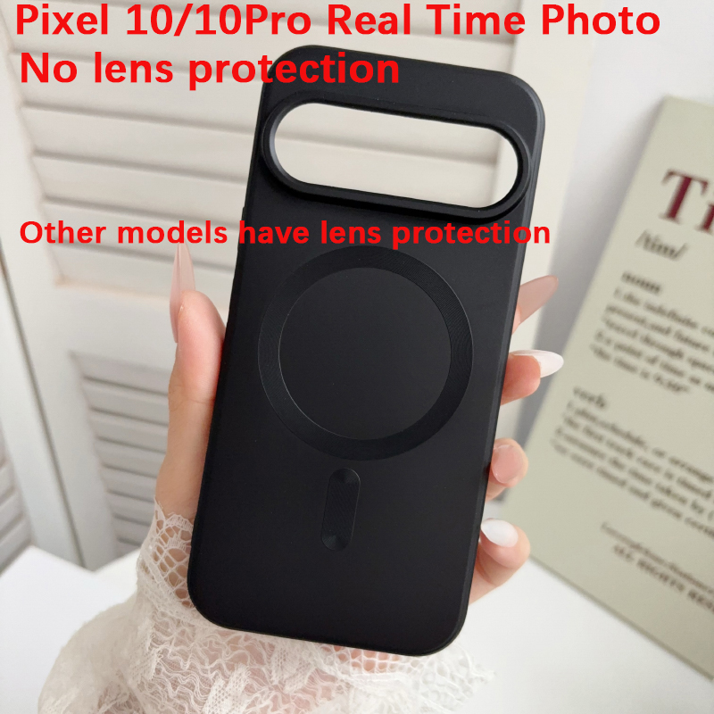 高級ソリッドカラーつや消しソフト TPU マグセーフ磁気電話 - Phone Cases Google Pixel 10 Pro のレビューと価格