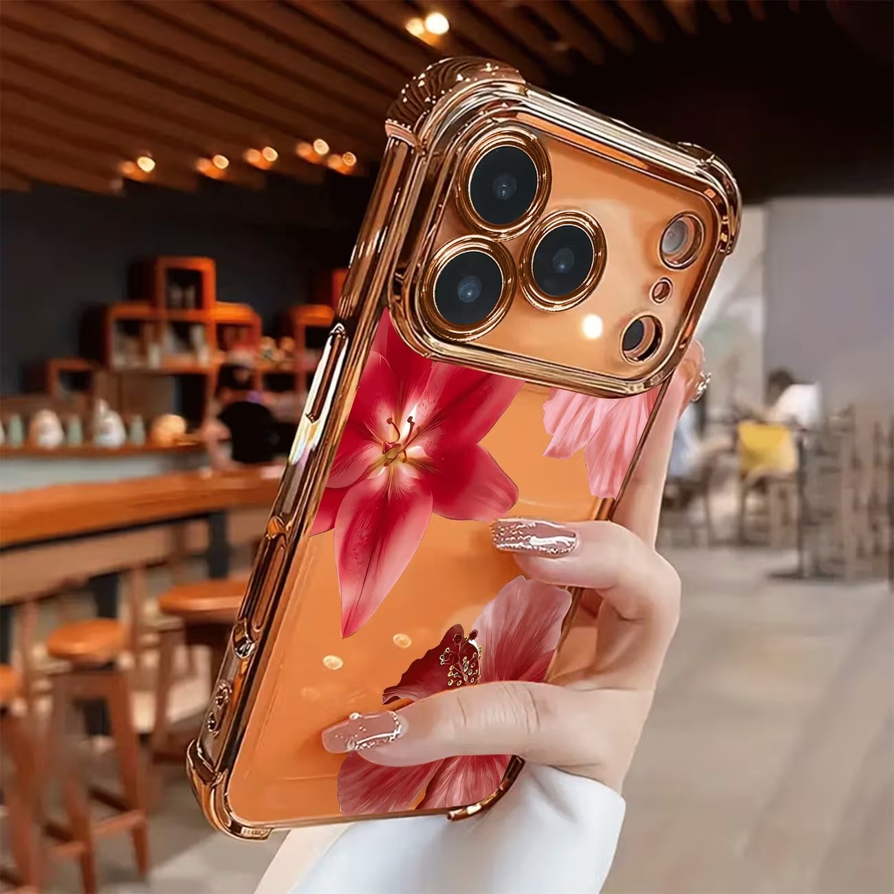 シンプルな花柄プリントのiPhoneケース iPhone 1 - Phone Cases Durable のレビューと価格