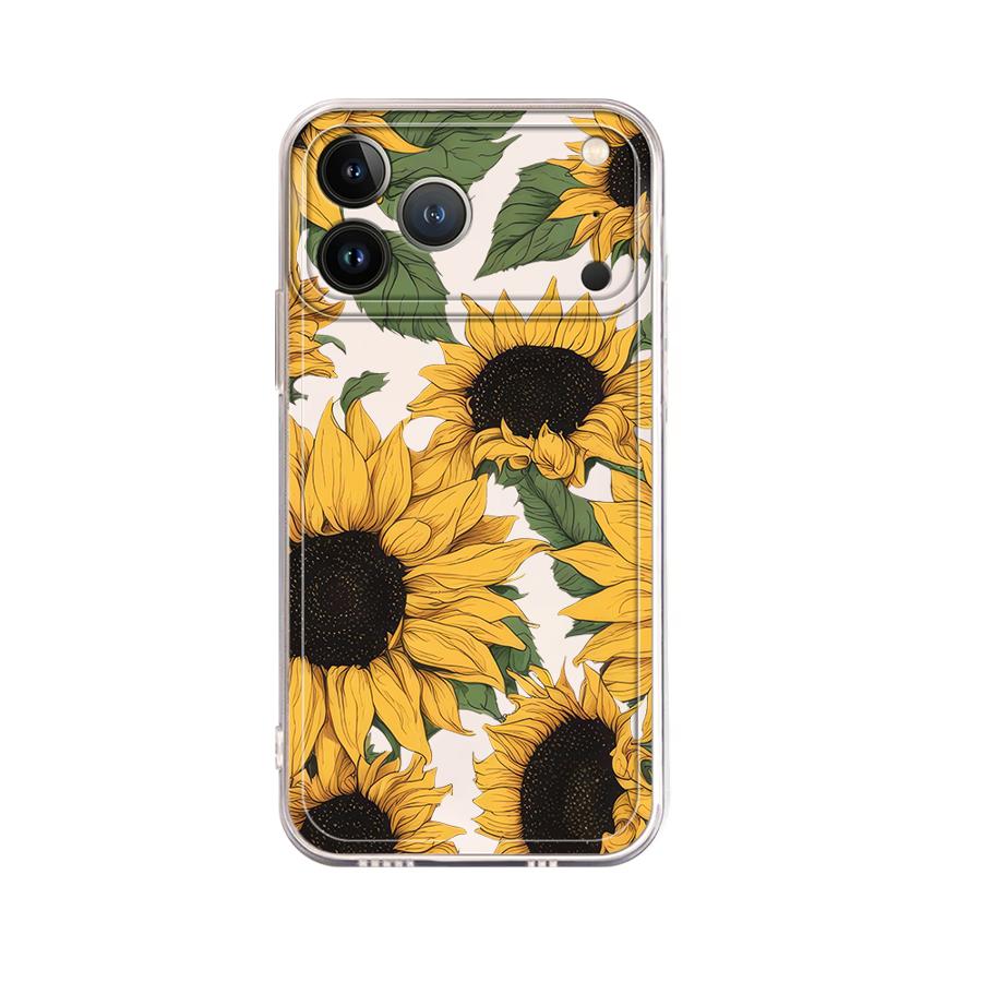 かわいいひまわり柄ケース Apple iPhone 17 P - Phone Cases Cute のレビューと価格