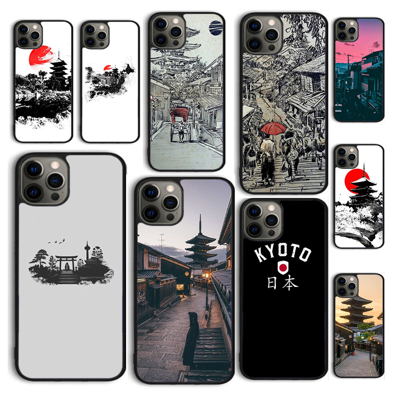秋の京都 日本古都 iPhoneケースカバー iPhone  - Phone Cases Kyoto のレビューと価格