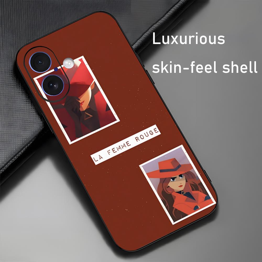 ホットなカルメン・サンディエゴの漫画風iPhoneケース i - Phone Cases Durable のレビューと価格