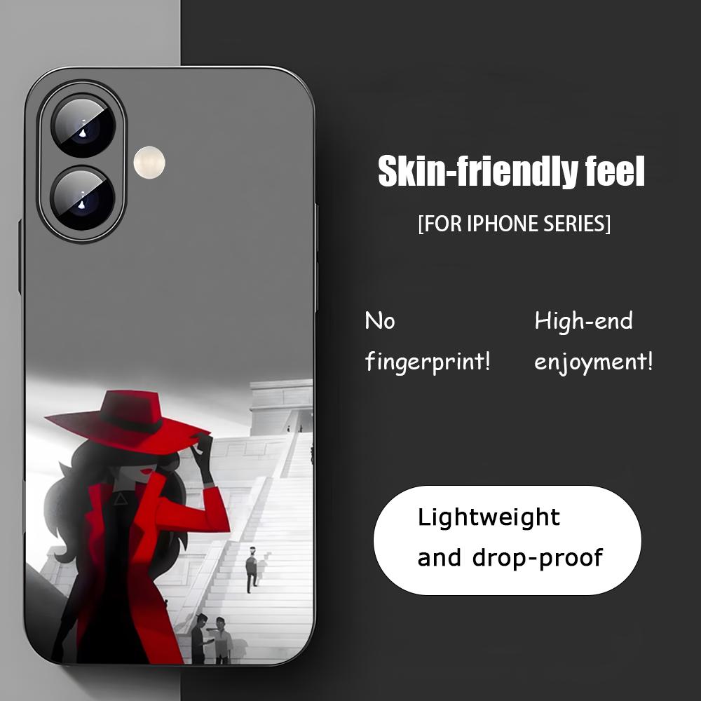 ホットなカルメン・サンディエゴの漫画風iPhoneケース i - Phone Cases Durable のレビューと価格
