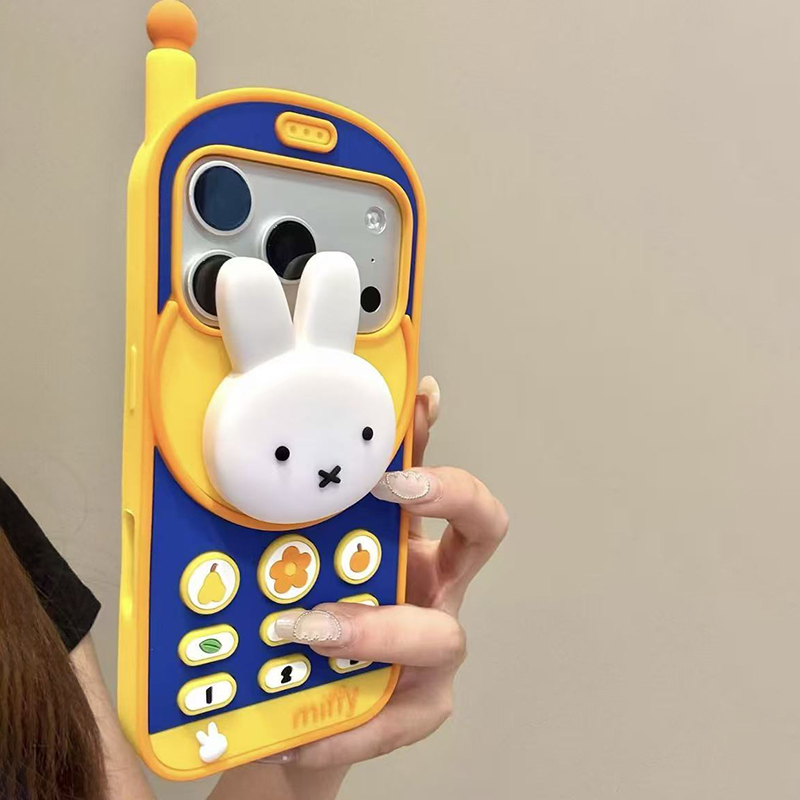 かわいいミッフィーレトロレンガ型携帯電話ケース iPhone - Phone Cases Rubber のレビューと価格