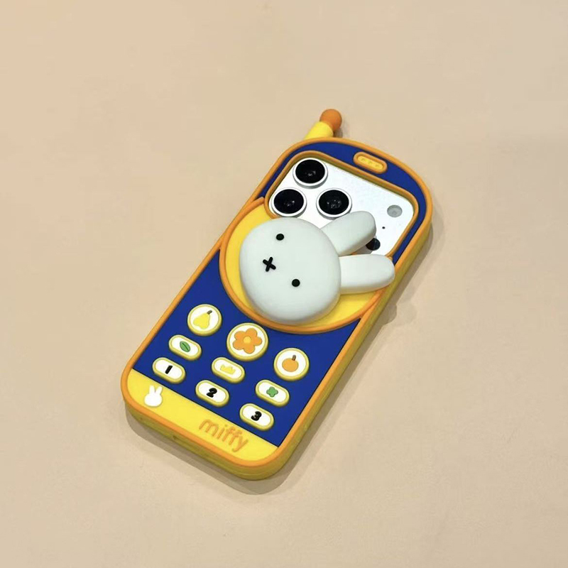 かわいいミッフィーレトロレンガ型携帯電話ケース iPhone - Phone Cases Rubber のレビューと価格