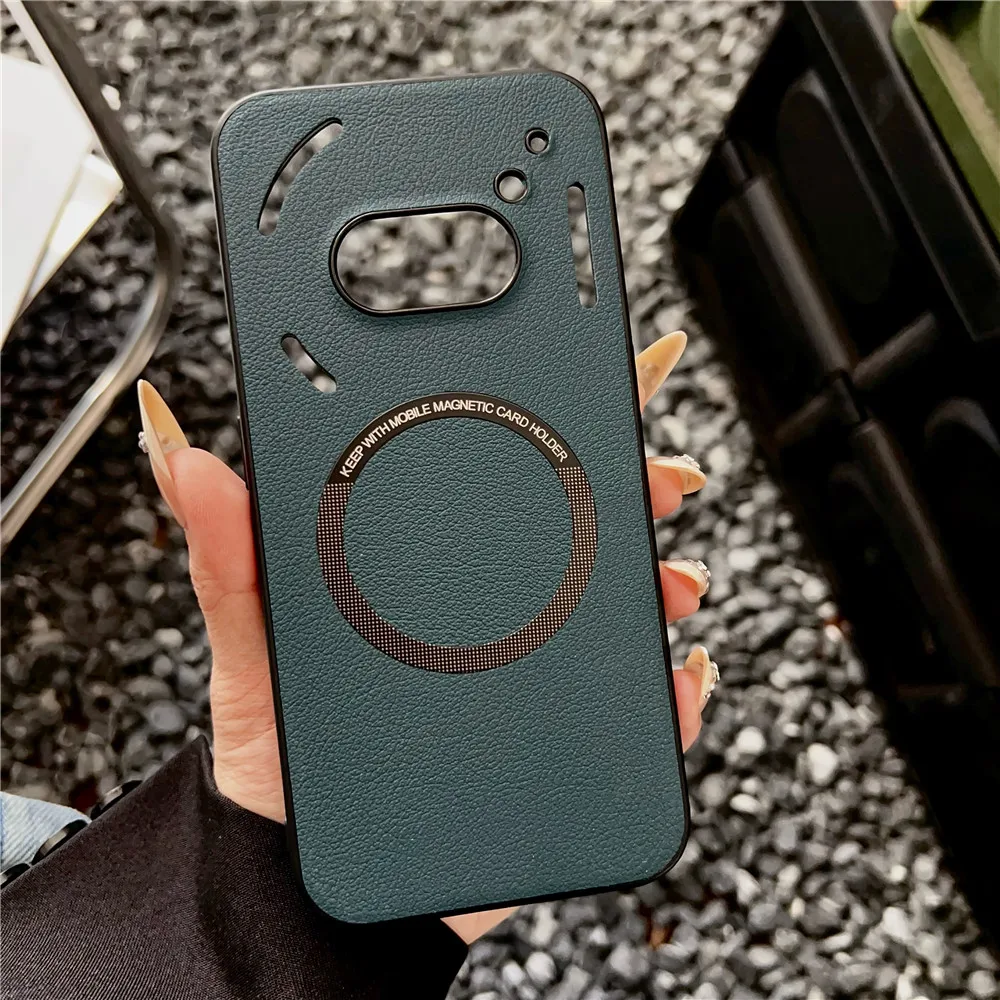 Magsafe対応 磁気式PUレザー高級ビジネススマホケース - Phone Cases Nothing 3A のレビューと価格