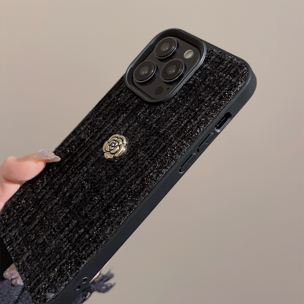 高級3Dゴールデンカメリアフラワー柄スマホケース iPhon - Phone Cases Expensive のレビューと価格