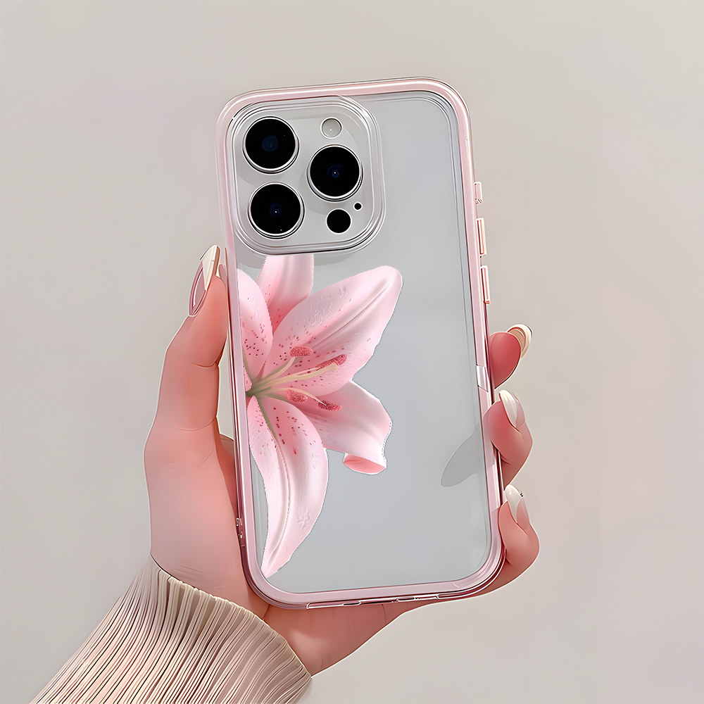 ロマンティックピンクリリーシースルーケース iPhone 1 - Phone Cases Pinterest のレビューと価格