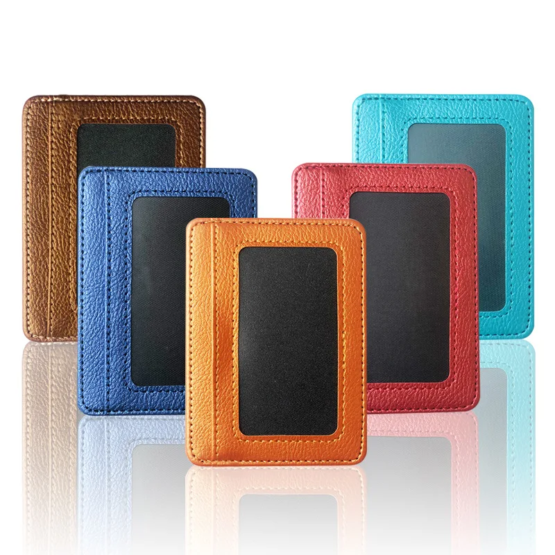 新しい薄型 Pu レザーミニ財布スリム銀行クレジットカードホ - Slim Card Slot Case のレビューと価格