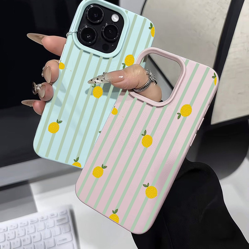 耐衝撃性のある可愛いレモン柄シリコン製iPhoneケース（i - Phone Cases Cute のレビューと価格