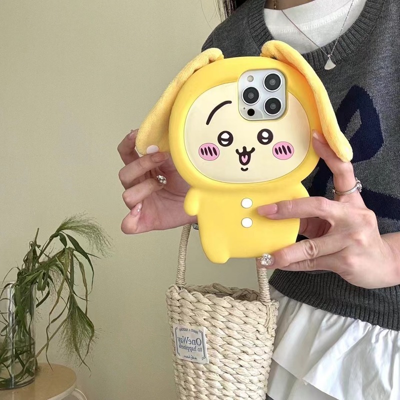 漫画3DパジャマうさぎハチワレiPhoneケース iPhon - Phone Cases Durable のレビューと価格
