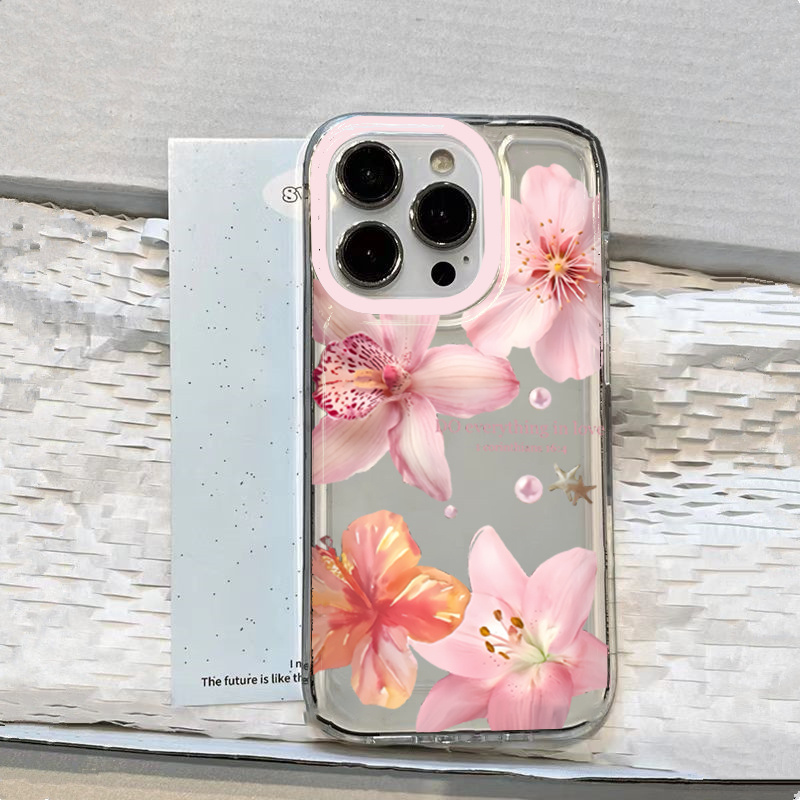ピンクのユリ柄スマホケース iPhone 16/17/16e - Phone Cases Pinterest のレビューと価格