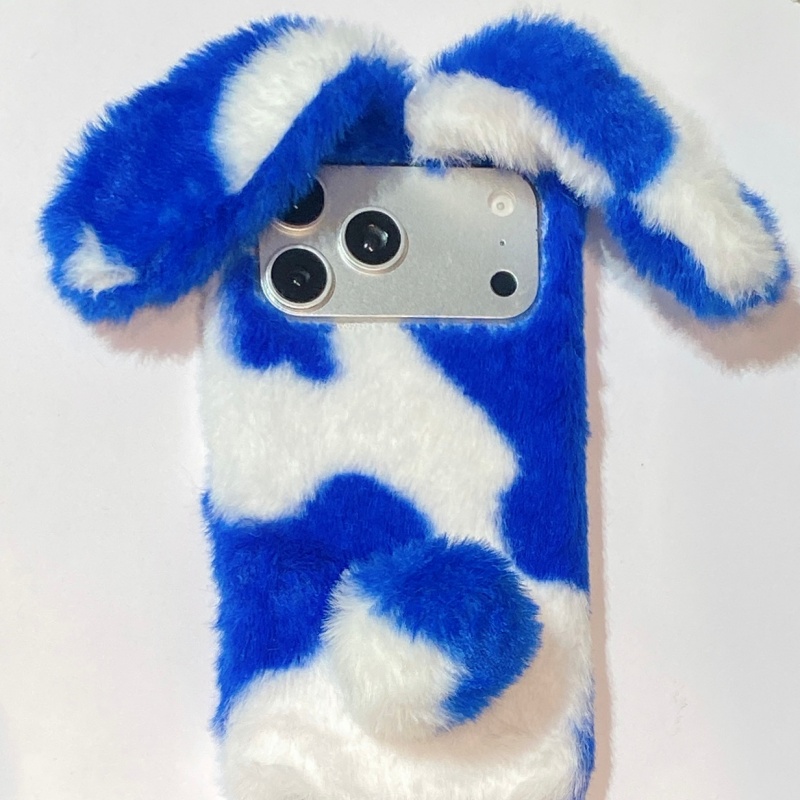 可愛いウサギデザインのふわふわスマホケース iPhone 1 - Phone Cases Cute のレビューと価格