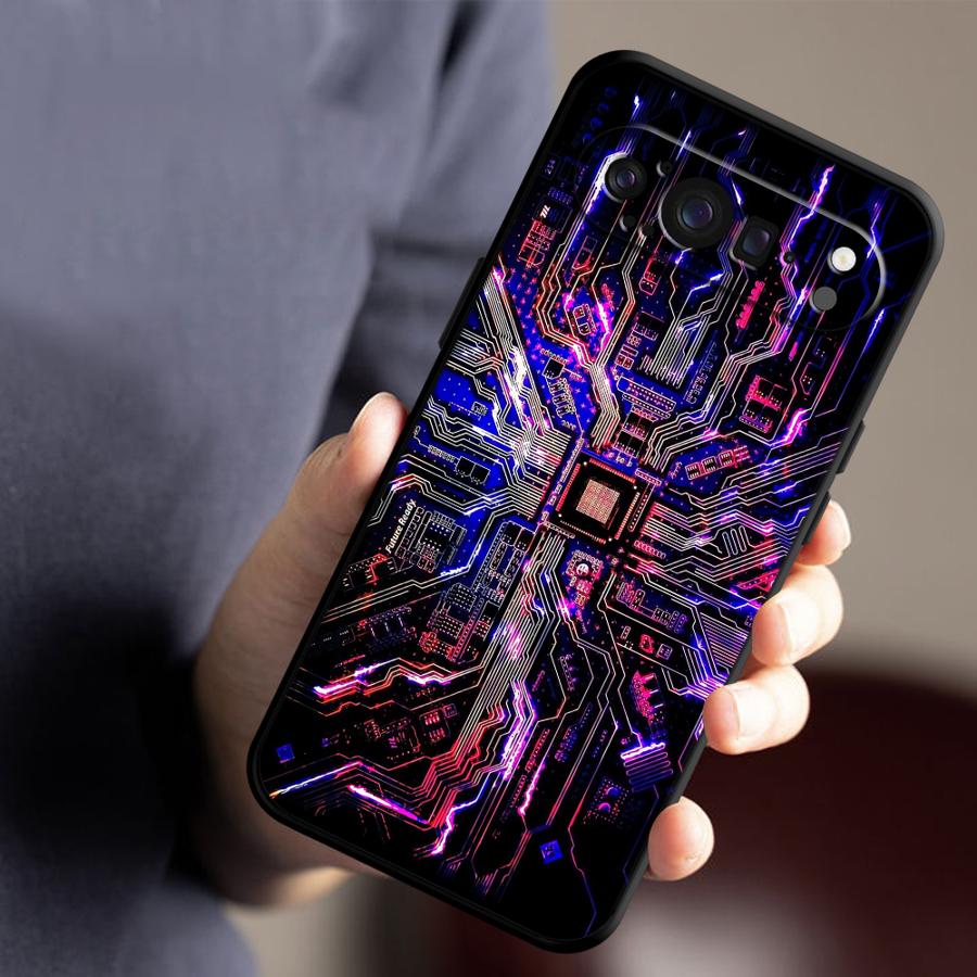 レトロな回路基板デザインのスマホケース Google Pix - Phone Cases Google Pixel 10 Pro のレビューと価格